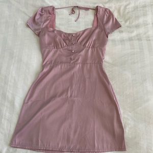 Tigermist Pink Satin Dress